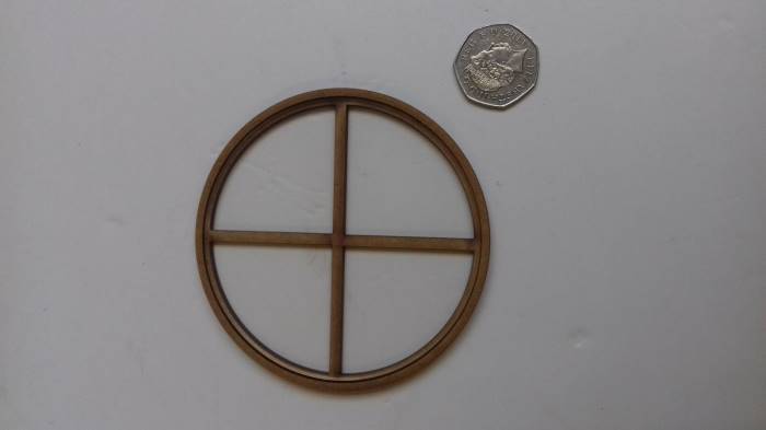 Laser Cut  2 3 or 4 mm Thick MDF Wooden Circles Discs Various Sizes Choose 