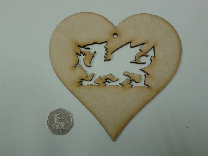 MDF laser cut 3mm thick Heart blank craft shape sign Wooden 40mm 4cm 